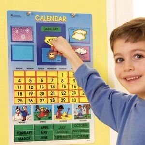 Learning Resources Magnetic Learning Calendar (LER0504) New